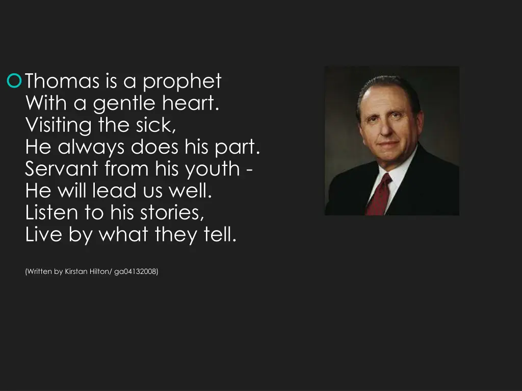 thomas s monson mormon prophet