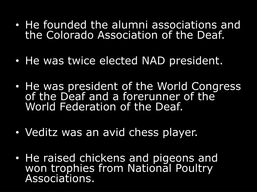 he founded the alumni associations