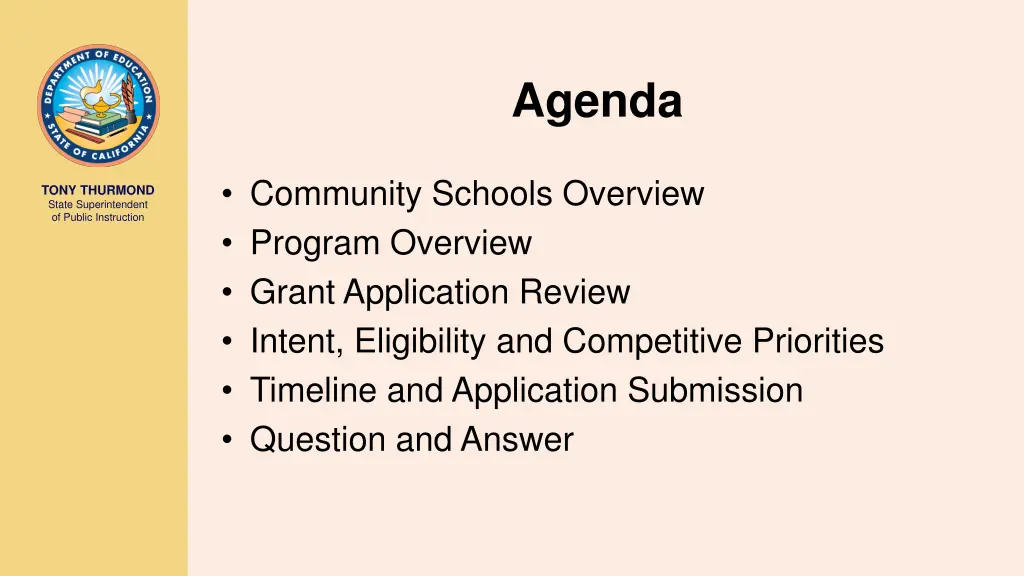 agenda