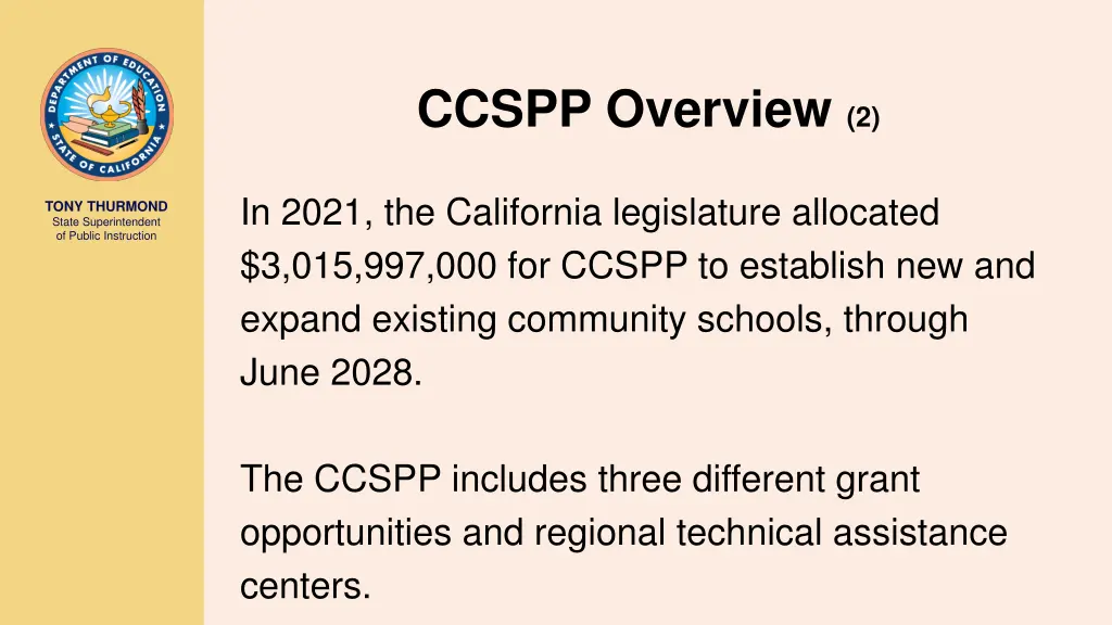 ccspp overview 2