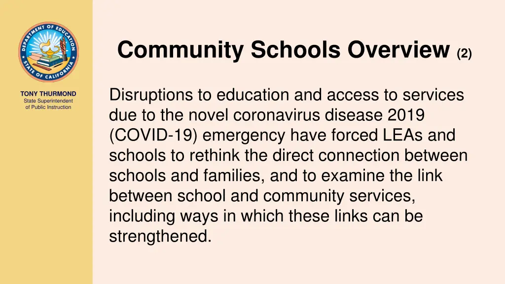 community schools overview 2