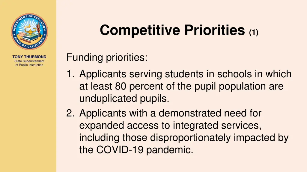 competitive priorities 1
