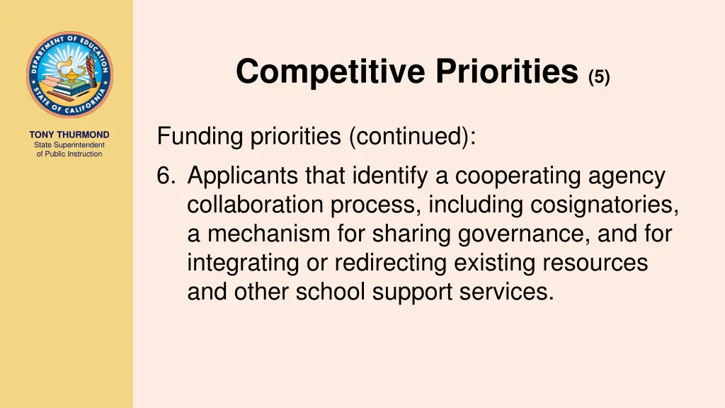 competitive priorities 5
