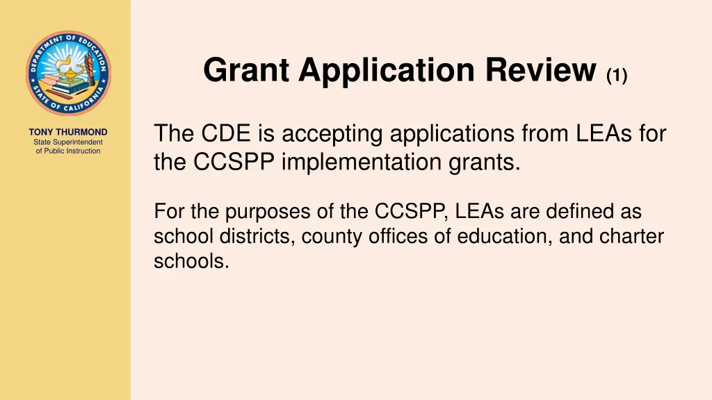 grant application review 1