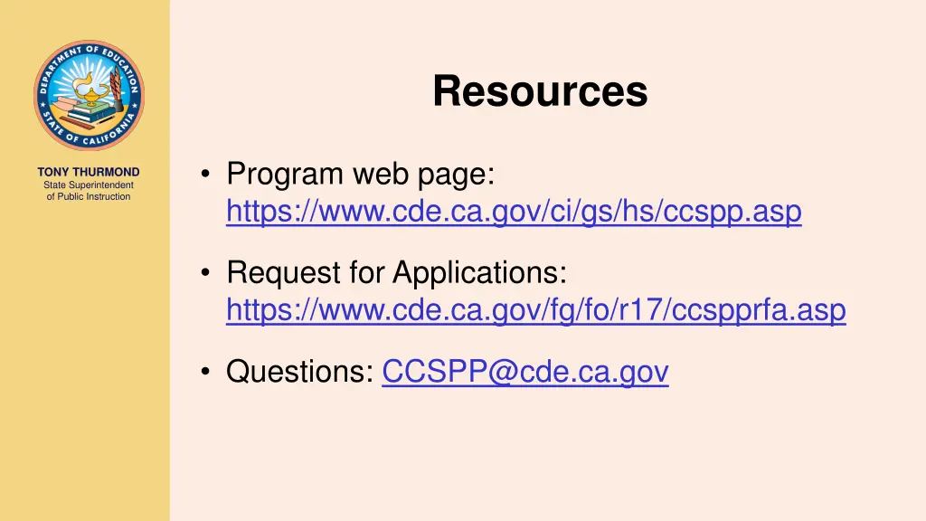 resources