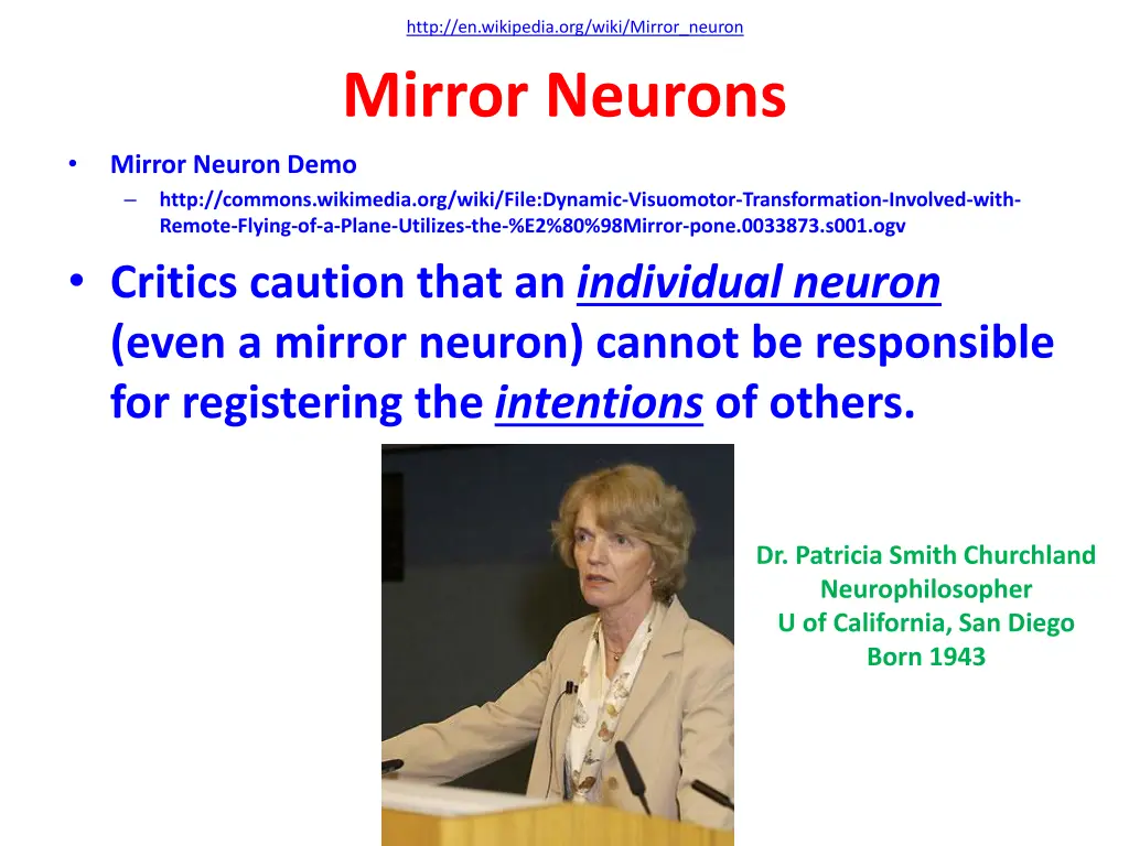 http en wikipedia org wiki mirror neuron 1