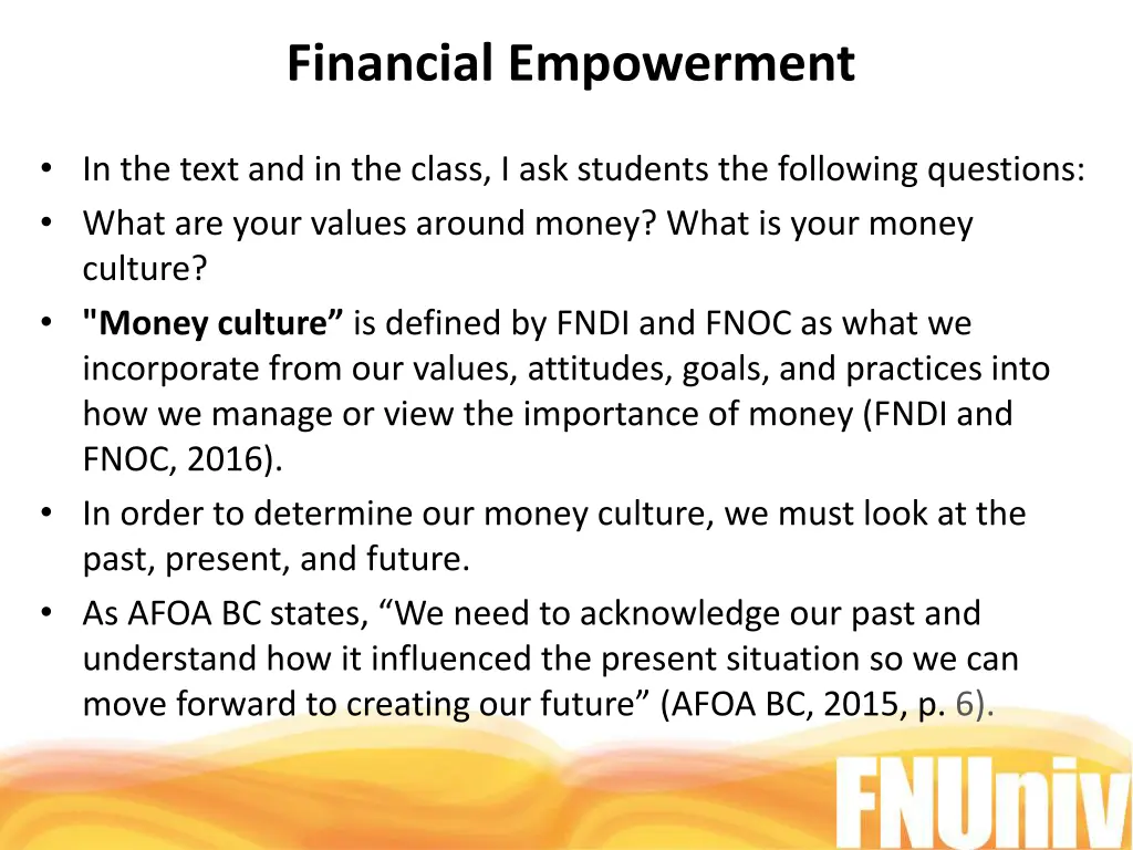 financial empowerment 1