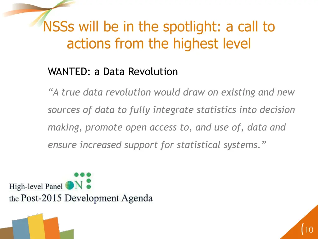 nsss will be in the spotlight a call to actions