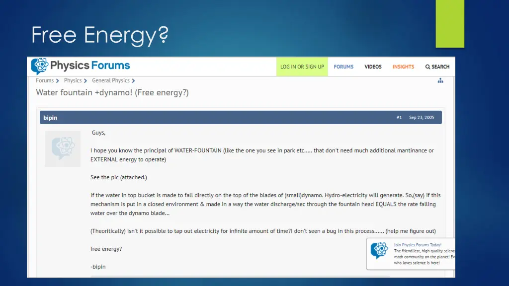 free energy