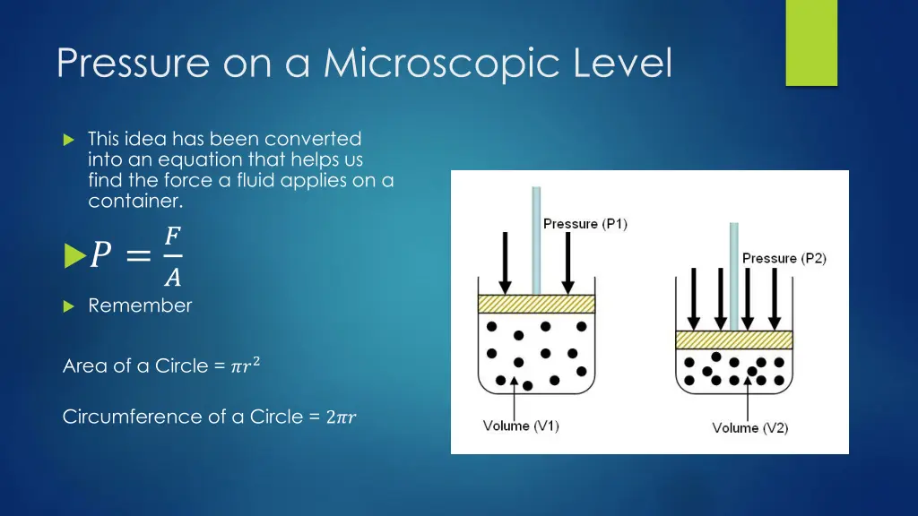 pressure on a microscopic level