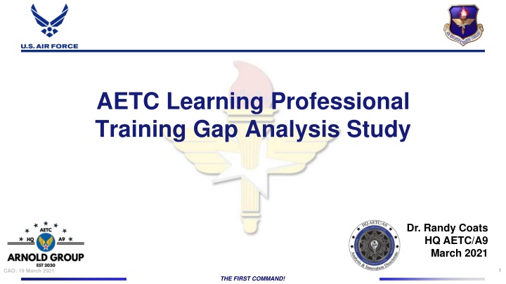 aetc learning professional training gap analysis