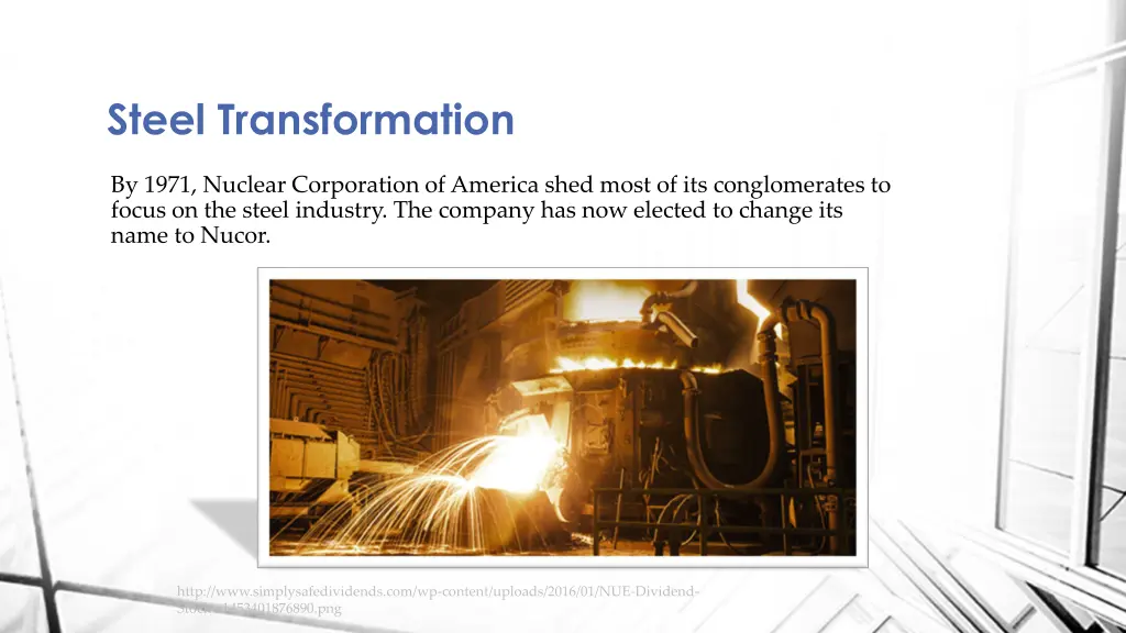 steel transformation 1