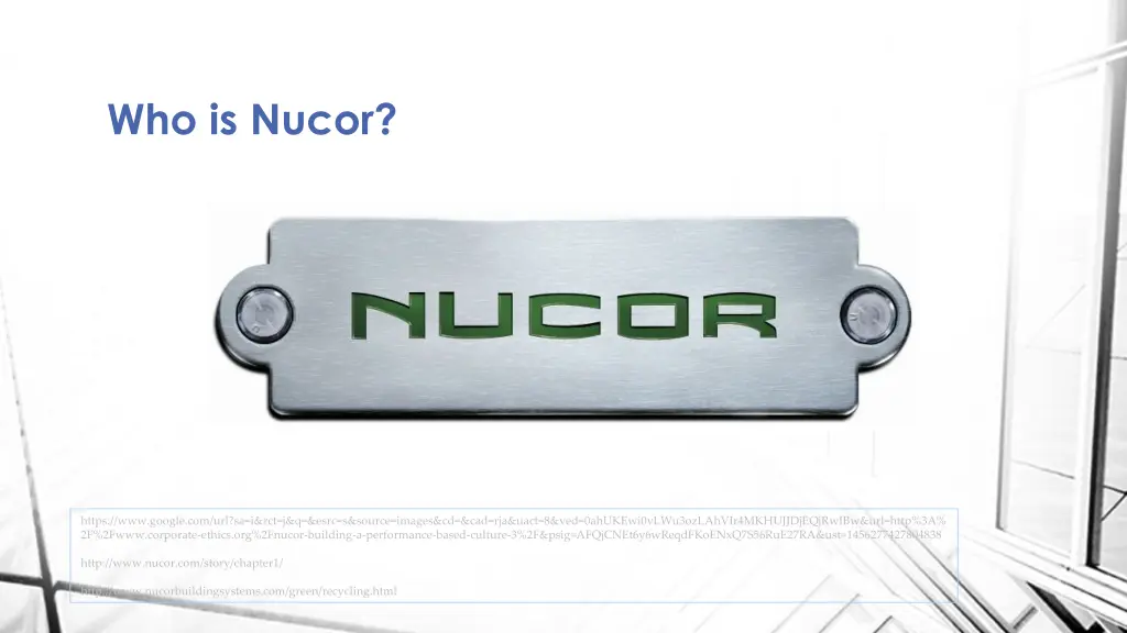 who is nucor