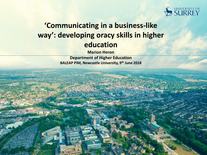 communicating in a business like way developing