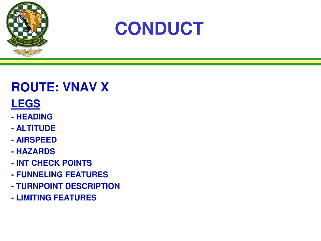 conduct