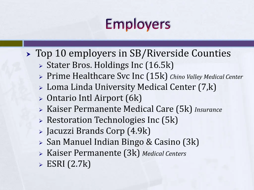 employers