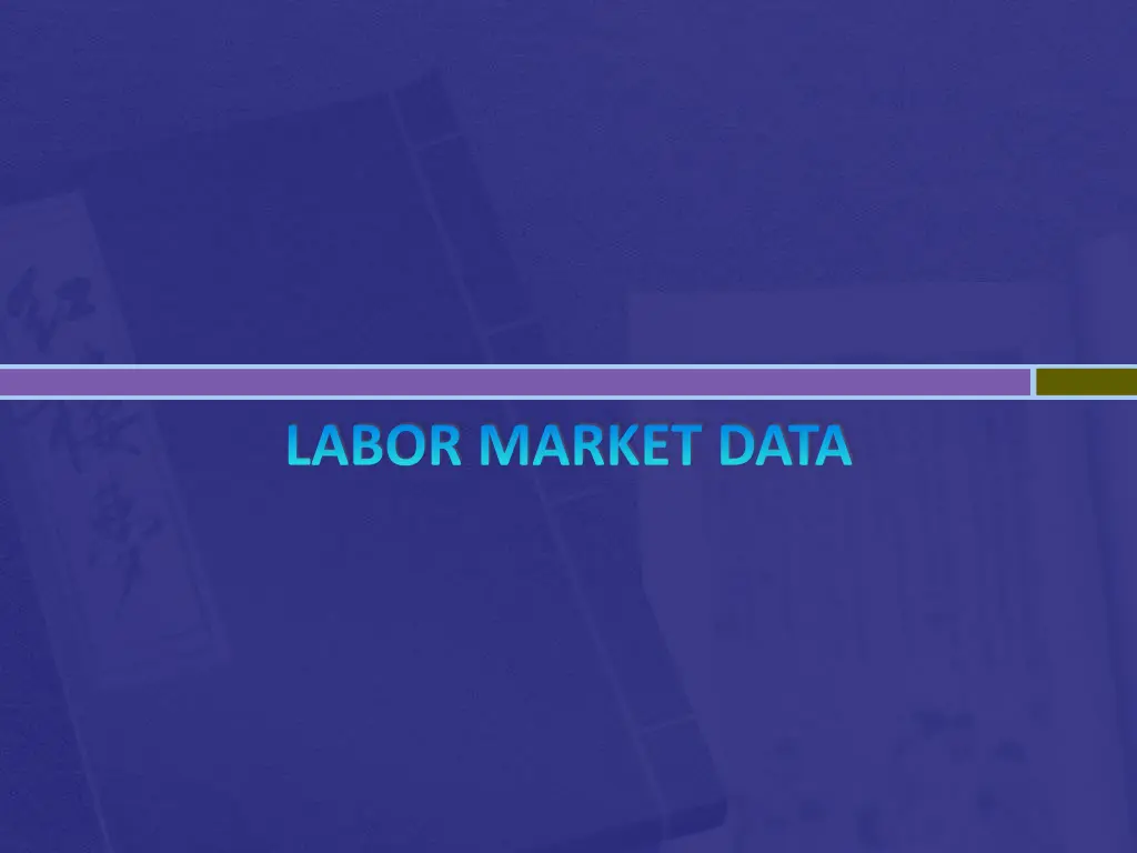 labor market data