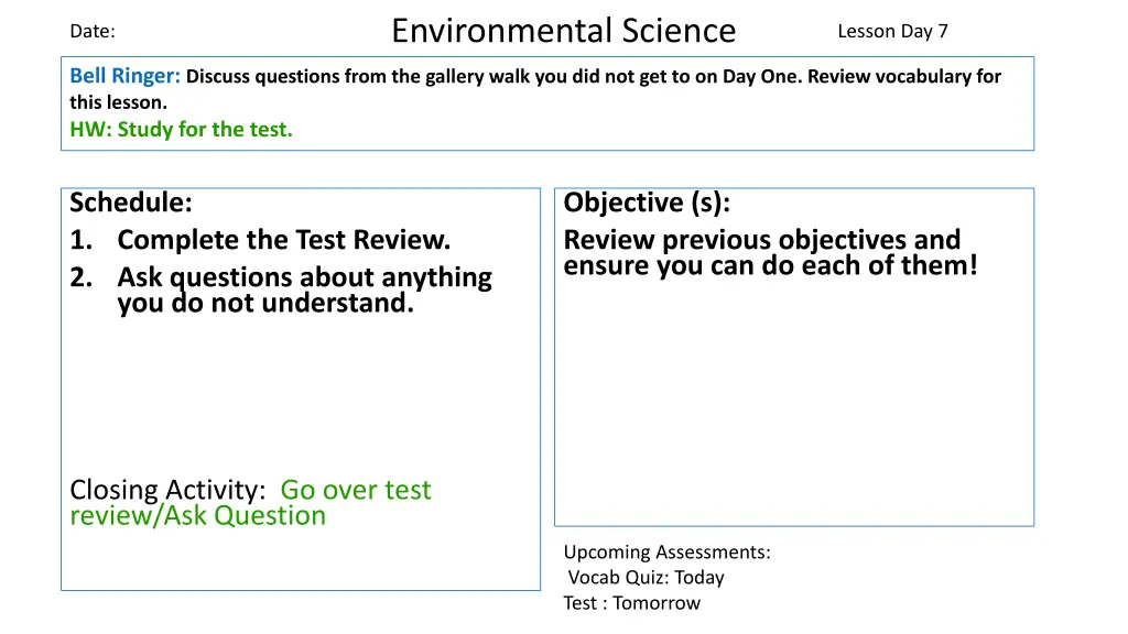 environmental science 7