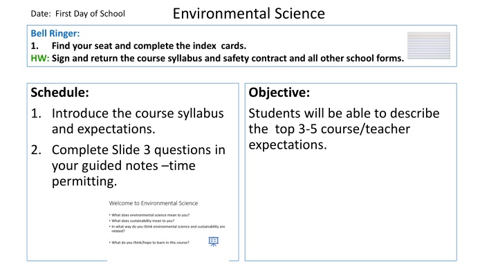 environmental science