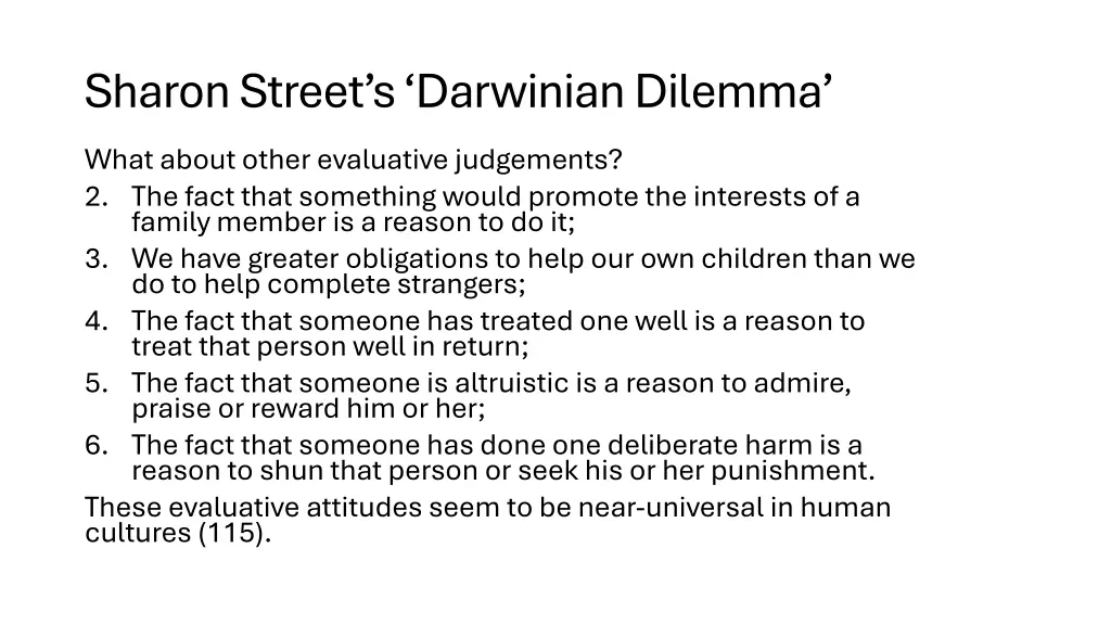 sharon street s darwinian dilemma 3