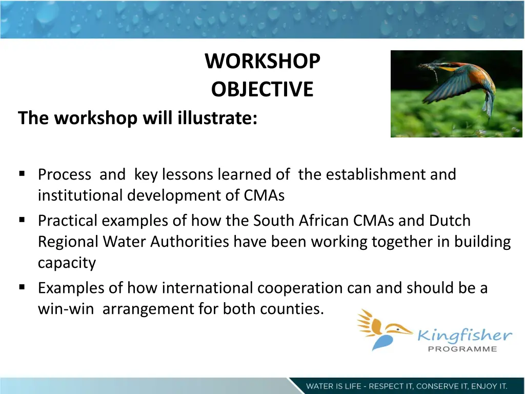 workshop objective