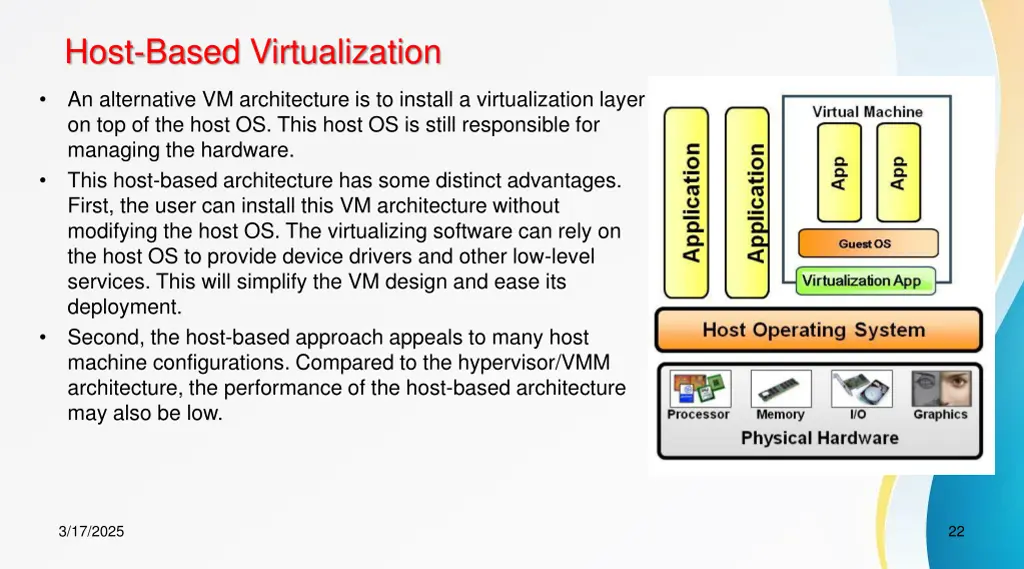 host based virtualization