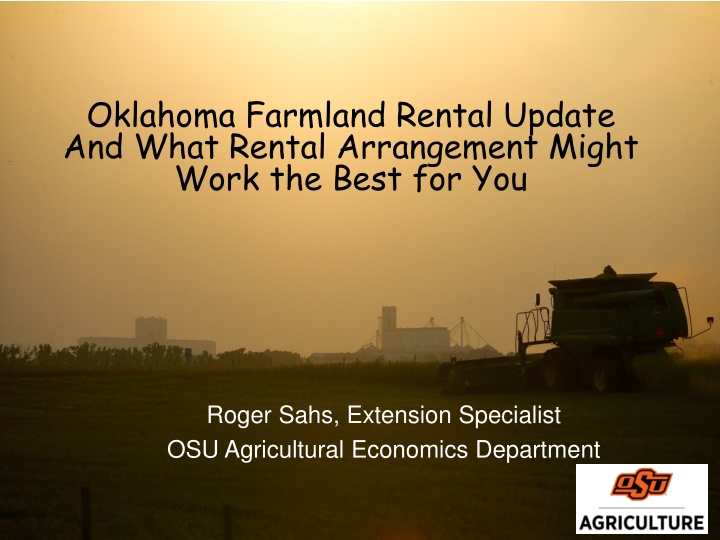 oklahoma farmland rental update and what rental