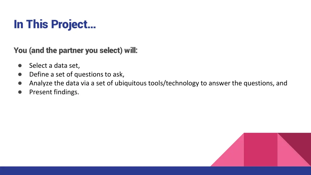 in this project