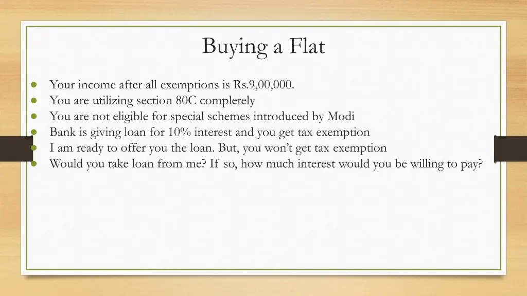 buying a flat