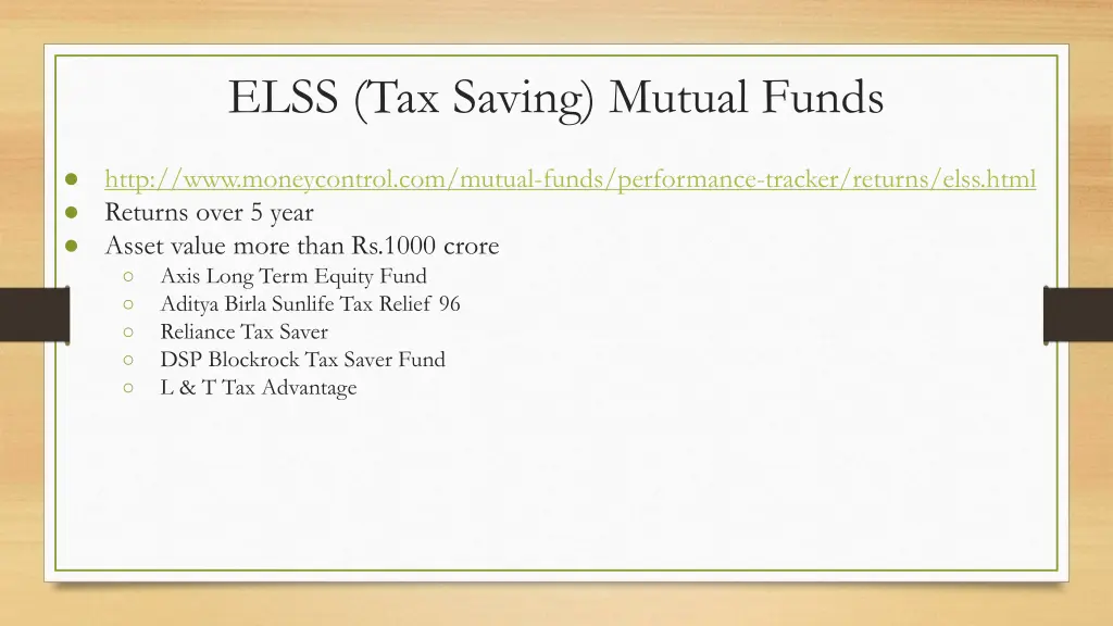 elss tax saving mutual funds