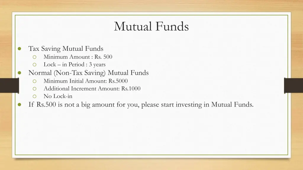 mutual funds 2