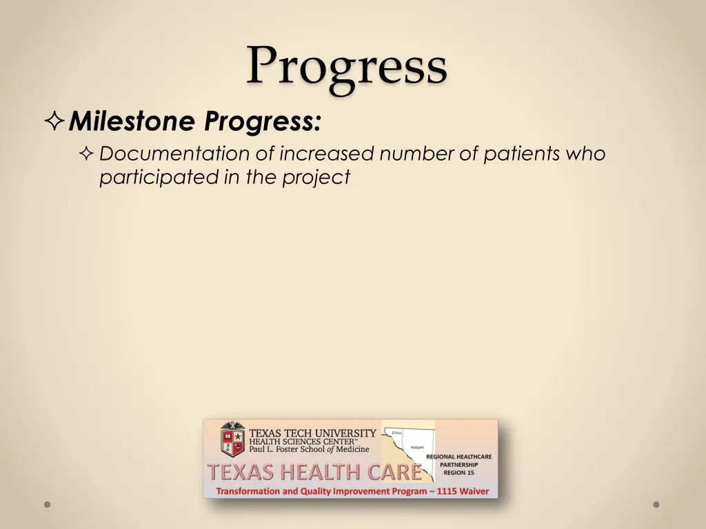 progress