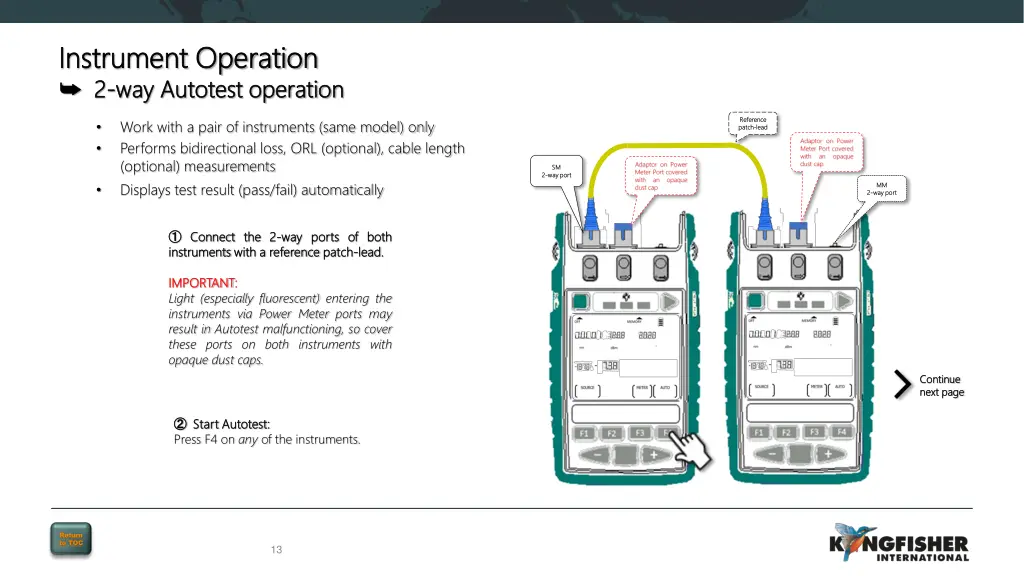 instrument operation instrument operation