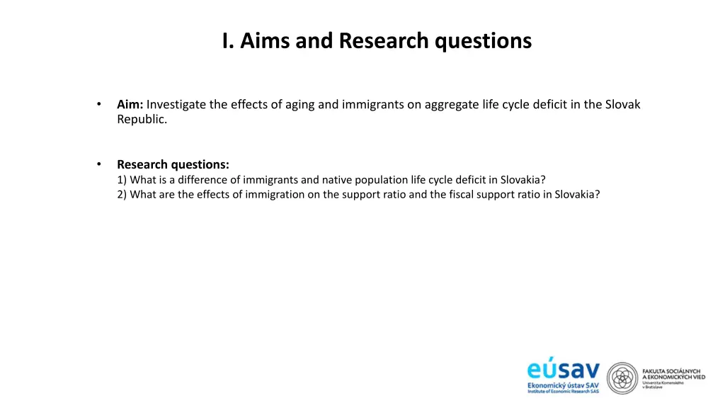 i aims and research questions