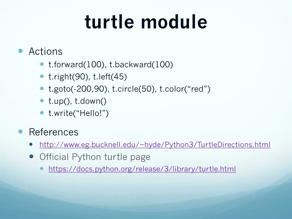 turtle module 2