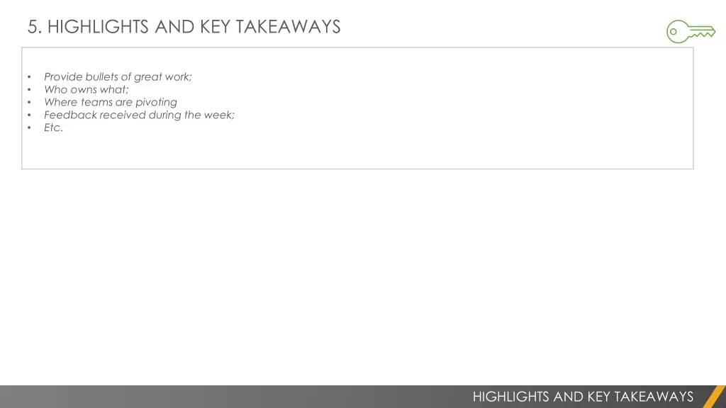 5 highlights and key takeaways