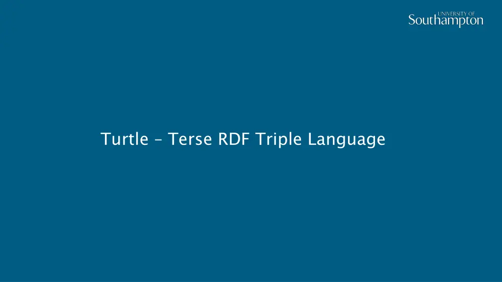turtle terse rdf triple language