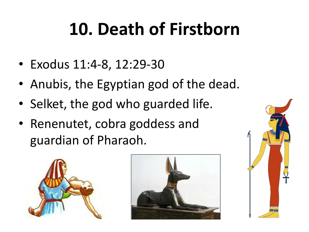 10 death of firstborn