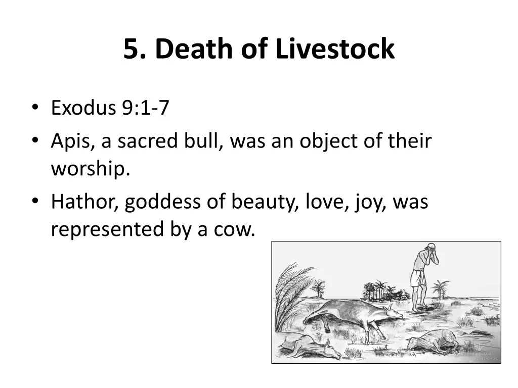 5 death of livestock