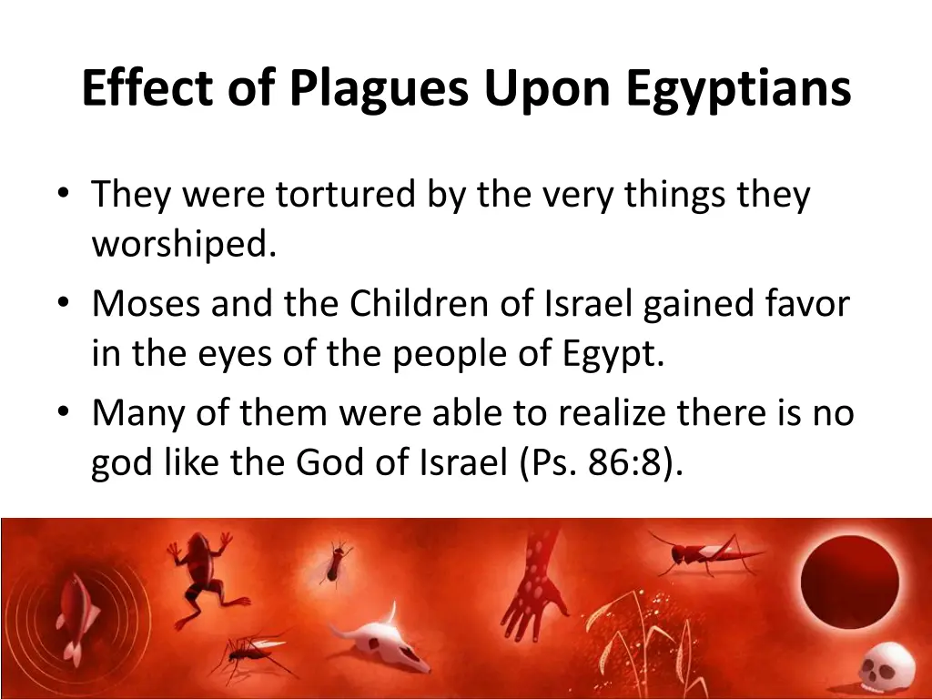 effect of plagues upon egyptians