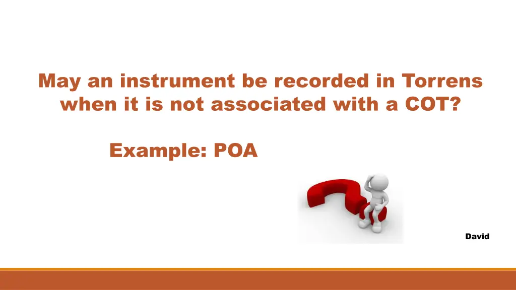 may an instrument be recorded in torrens when