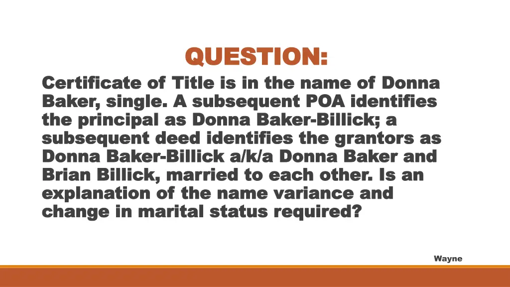 question question 2