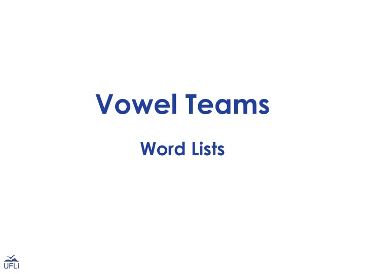 vowel teams
