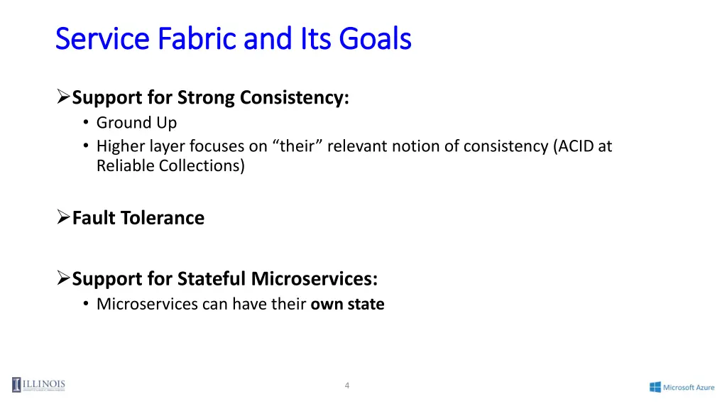 service fabric and its goals service fabric