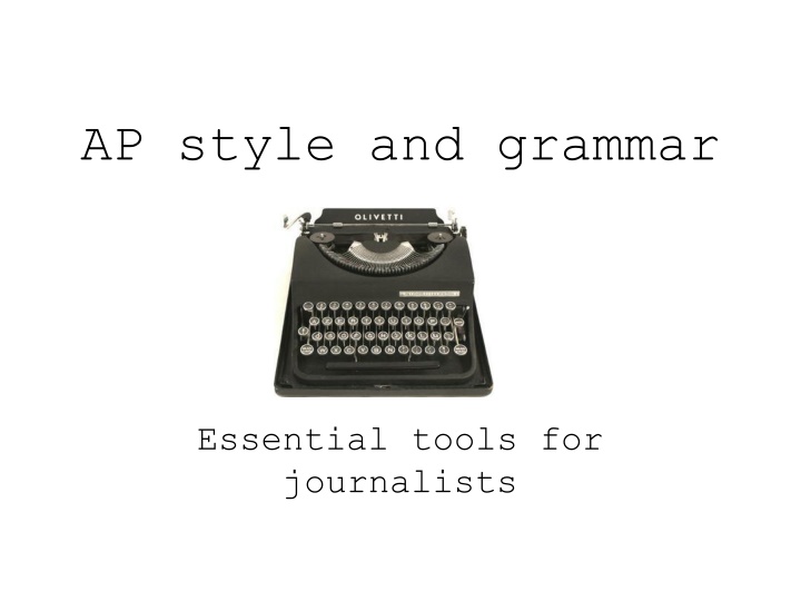ap style and grammar