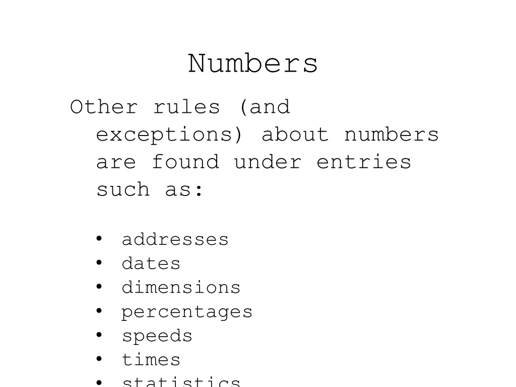numbers 3