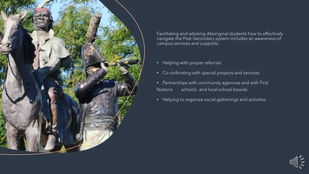 facilitating and advising aboriginal students
