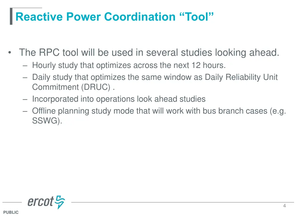 reactive power coordination tool 1
