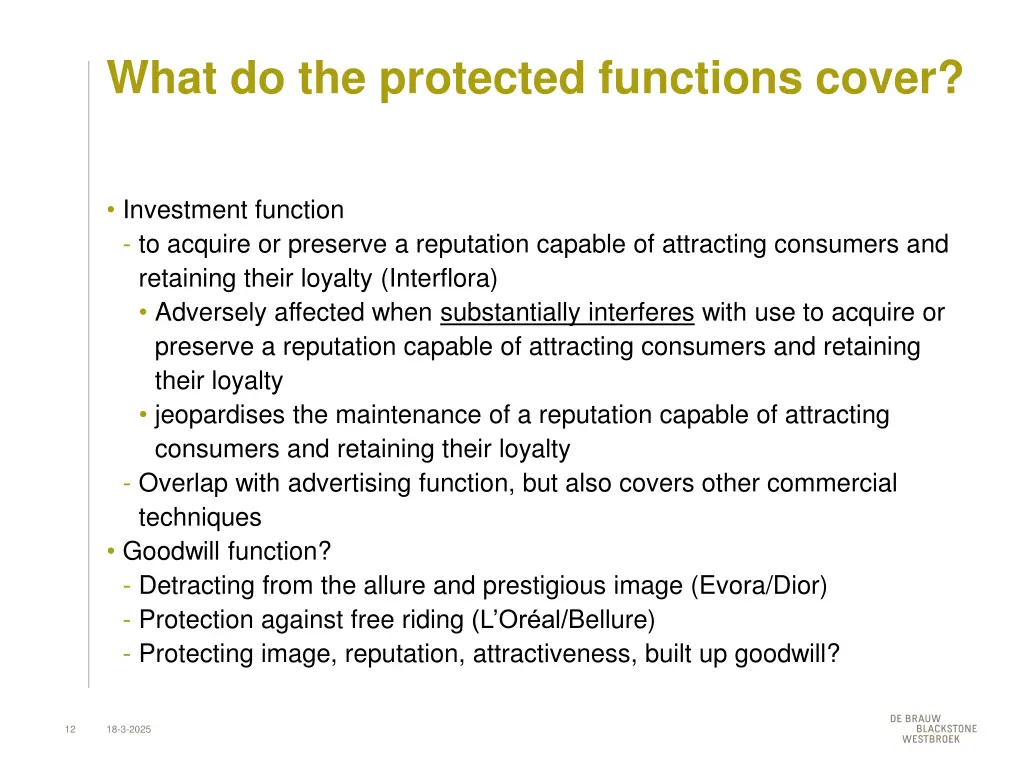 what do the protected functions cover 2