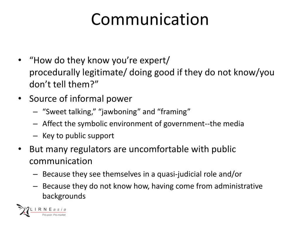 communication